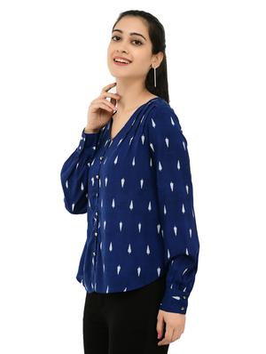 long sleeved printed top - 17237561 - Standard Image - 2