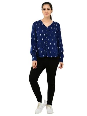 long sleeved printed top - 17237561 - Standard Image - 4