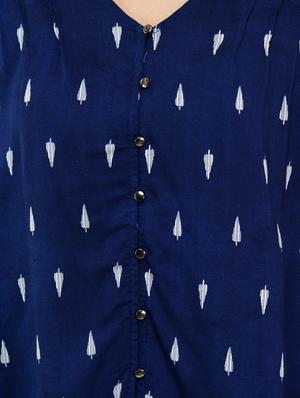 long sleeved printed top - 17237561 - Standard Image - 5
