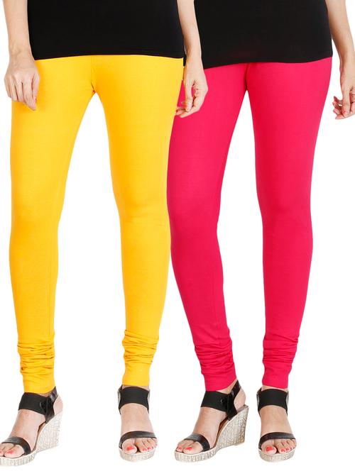 cotton lycra legging set of 2 - 17237635 - Standard Image - 1