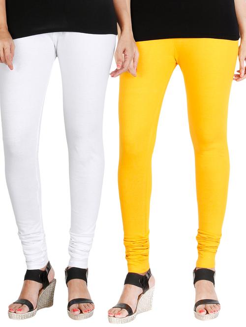 cotton lycra legging set of 2 - 17237638 - Standard Image - 1