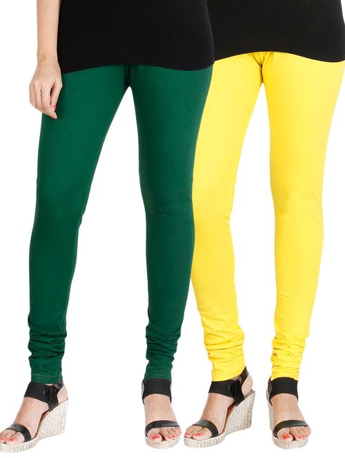 cotton lycra legging set of 2 - 17237642 - Very Small Image - 1