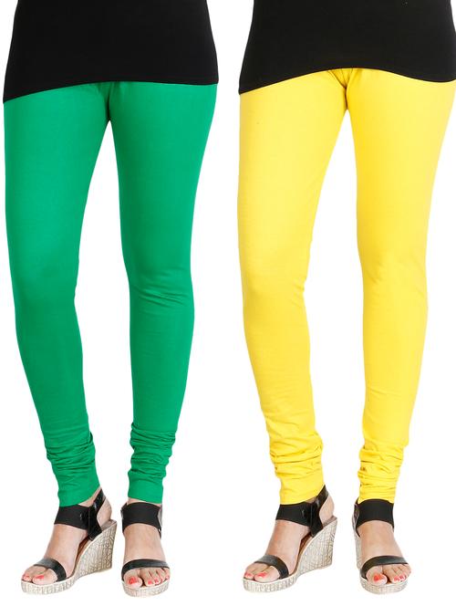 cotton lycra legging set of 2 - 17237654 - Very Small Image - 1