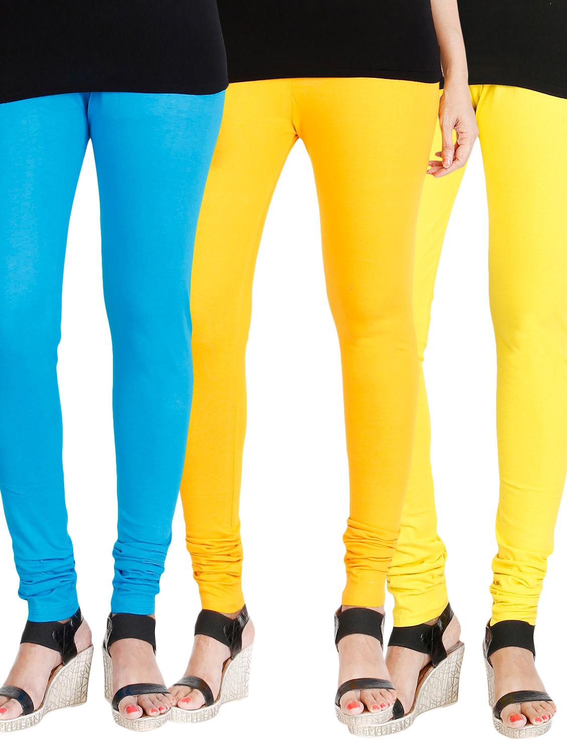 cotton lycra legging set of 3 - 17237749 - Zoom Image - 1
