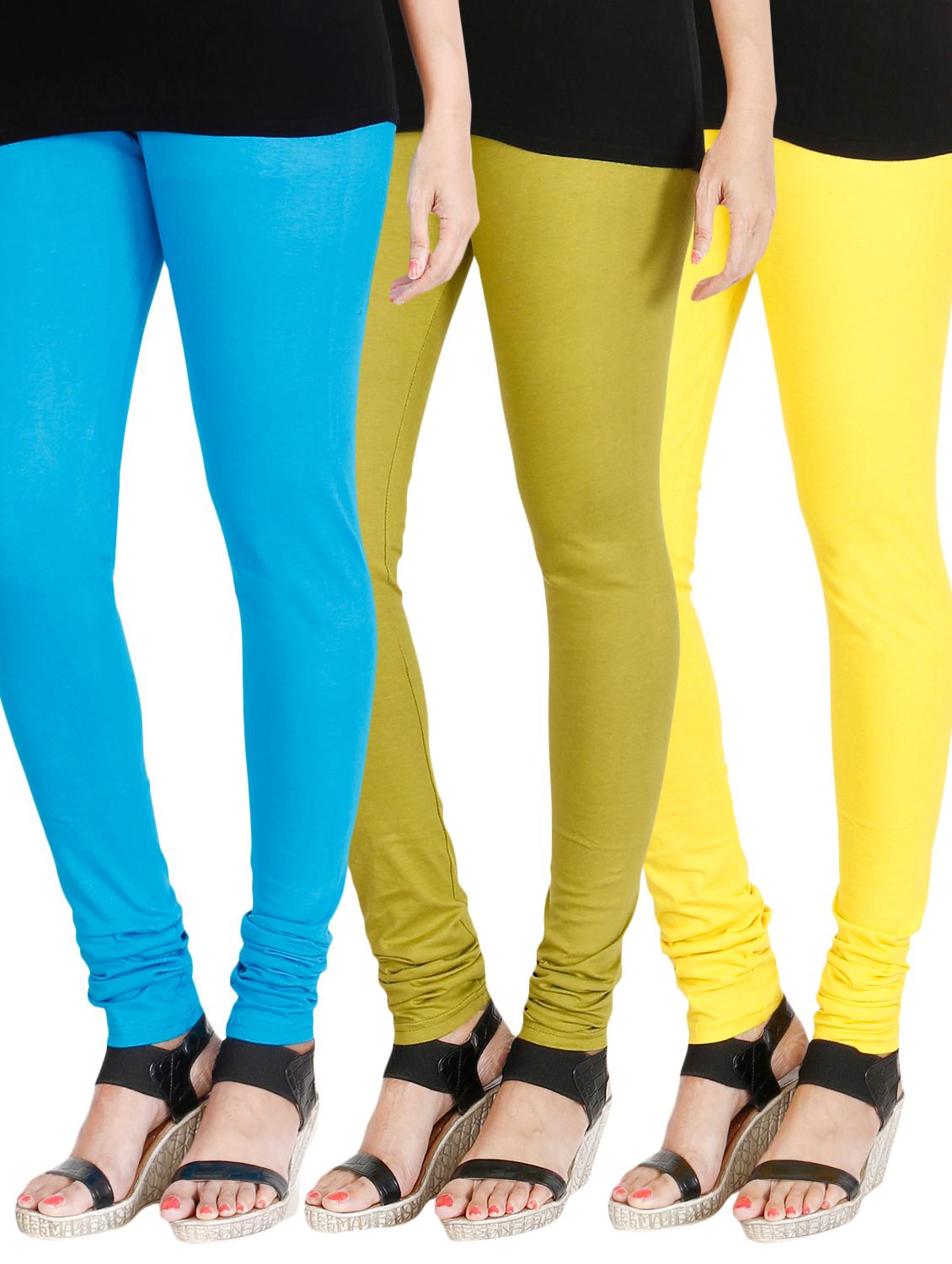 cotton lycra legging set of 3 - 17237807 - Zoom Image - 1