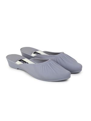 grey suede slip on ballerina - 17238411 - Standard Image - 4