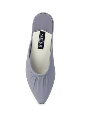 grey suede slip on ballerina - 17238411 - Standard Image - 6