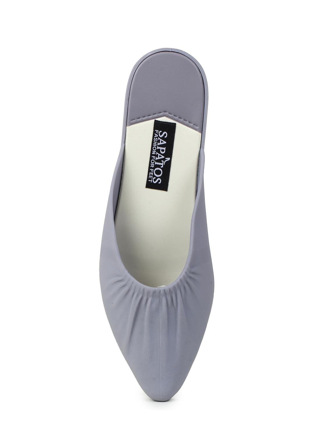 grey suede slip on ballerina - 17238411 - Zoom Image - 6