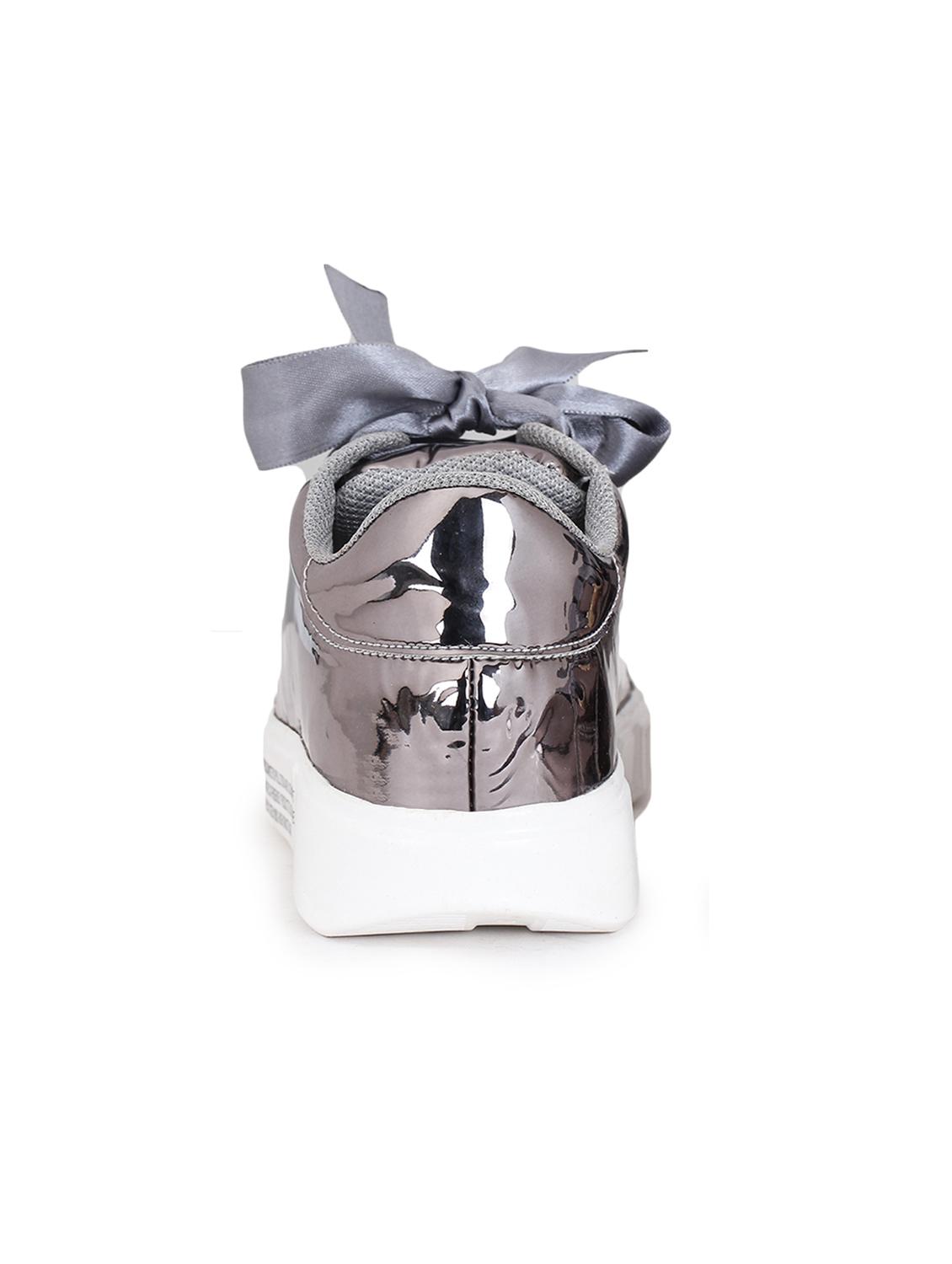 grey synthetic laceup sneakers - 17238492 - Zoom Image - 5