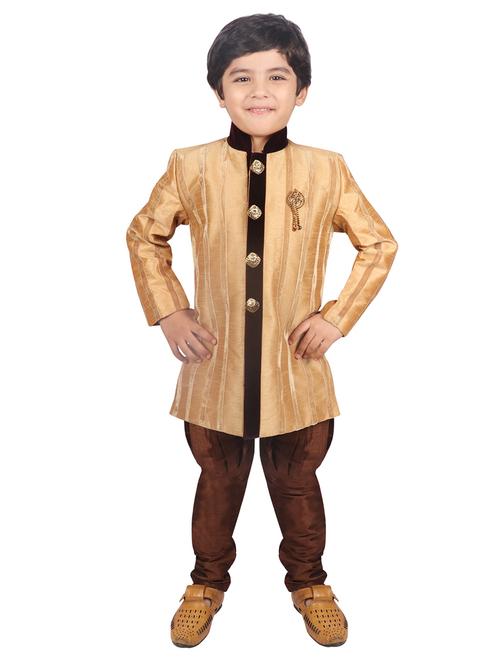 beige cotton kurta sets - 17239361 - Standard Image - 1