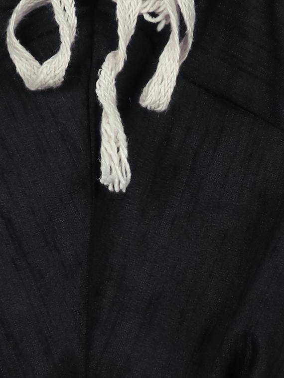 black cotton kurta sets - 17239362 - Zoom Image - 5