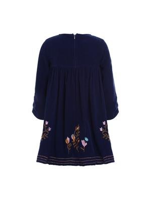 blue corduroy frock - 17239417 - Standard Image - 2