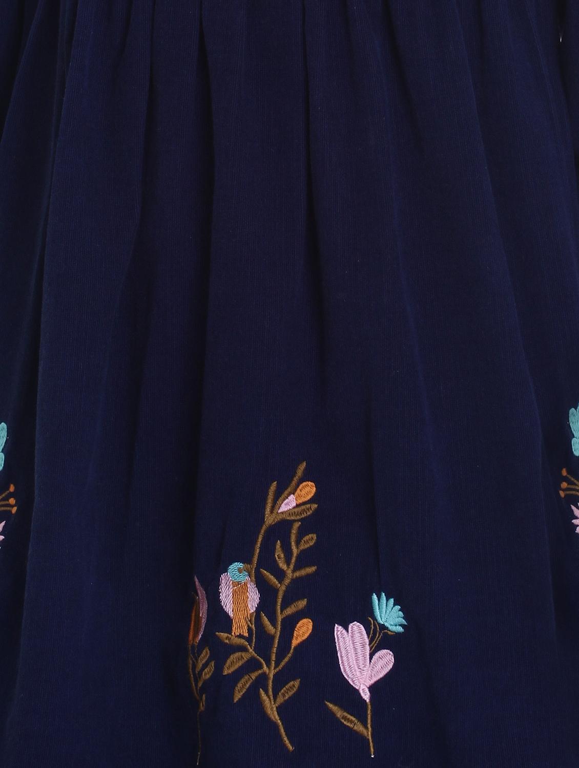 blue corduroy frock - 17239417 - Zoom Image - 3