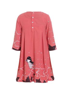 pink corduroy frock - 17239418 - Standard Image - 2