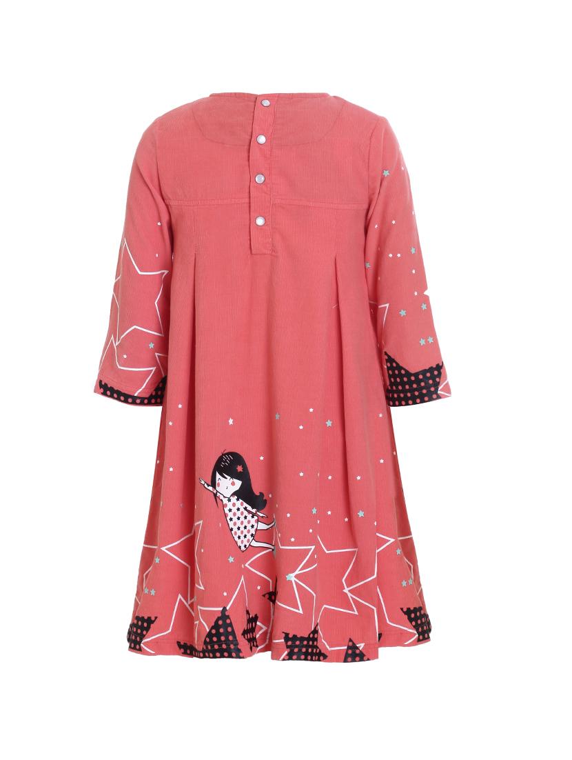 pink corduroy frock - 17239418 - Zoom Image - 2