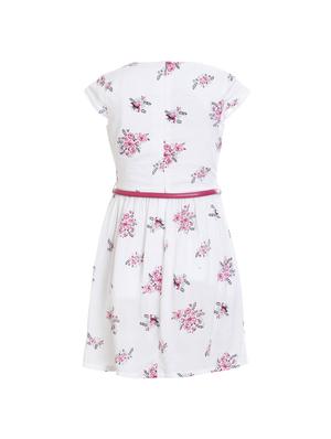 white rayon frock - 17239423 - Standard Image - 2