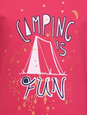 pink cotton jersey regular tee - 17239448 - Standard Image - 3