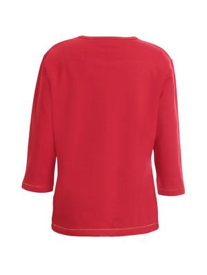 red cotton jersey regular tee - 17239450 - Standard Image - 2
