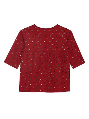 red cotton jersey regular tee - 17239455 - Standard Image - 2