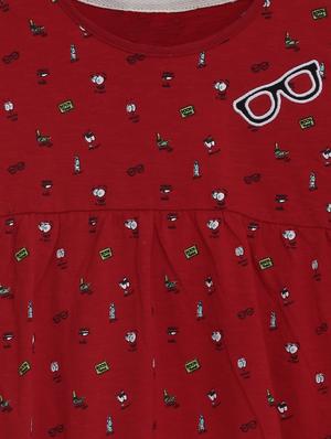 red cotton jersey regular tee - 17239455 - Standard Image - 3