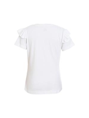 white cotton jersey regular tee - 17239456 - Standard Image - 2