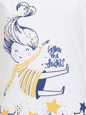 white cotton jersey regular tee - 17239456 - Standard Image - 3