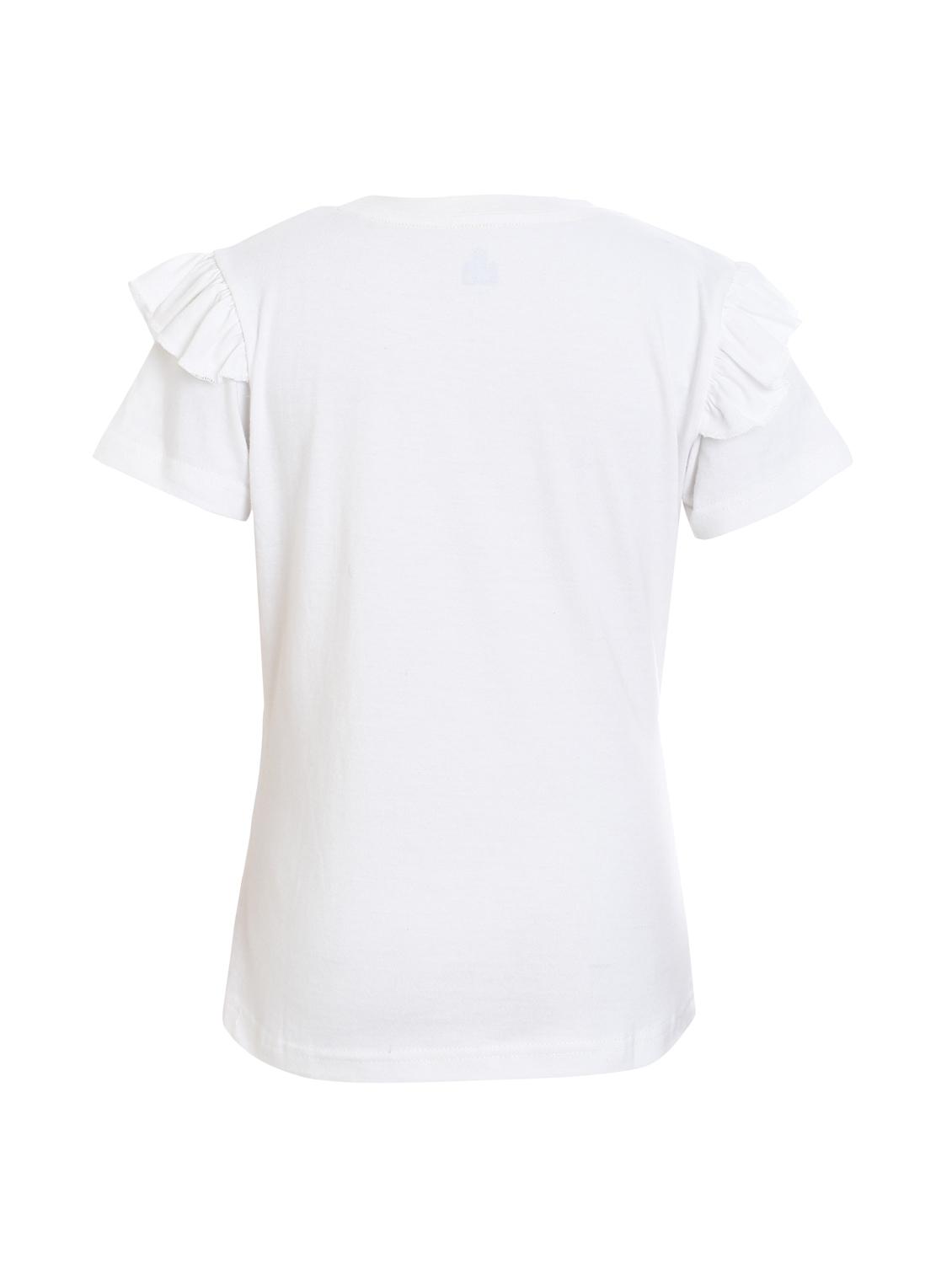 white cotton jersey regular tee - 17239456 - Zoom Image - 2