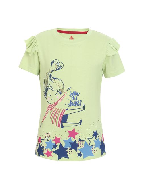 green cotton jersey regular tee - 17239457 - Standard Image - 1