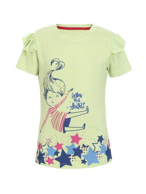 green cotton jersey regular tee - 17239457 - Standard Image - 1