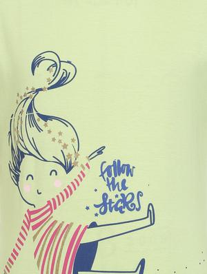 green cotton jersey regular tee - 17239457 - Standard Image - 3