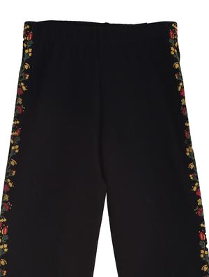 black cotton casual trouser - 17239471 - Standard Image - 3