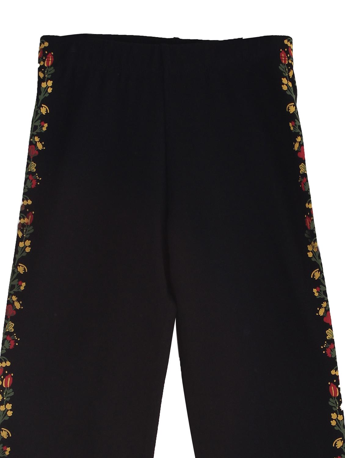 black cotton casual trouser - 17239471 - Zoom Image - 3