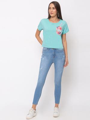 light blue denim jeans - 17239511 - Standard Image - 4