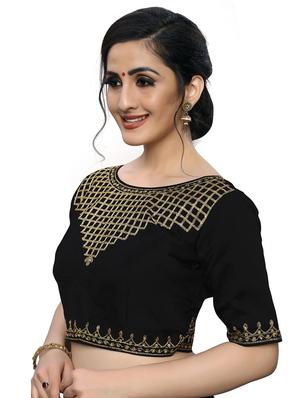 self design embroidered blouse - 17239625 - Standard Image - 2