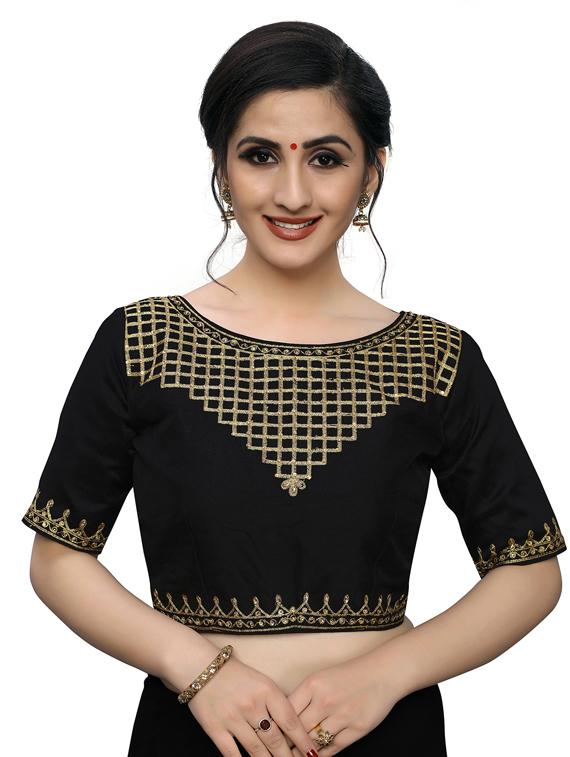 self design embroidered blouse - 17239625 - Zoom Image - 1