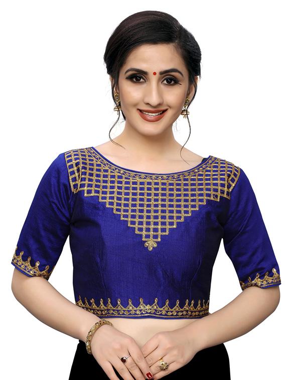 self design embroidered blouse - 17239626 - Zoom Image - 1