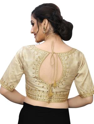 self design embroidered blouse - 17239627 - Standard Image - 3