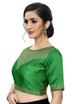self design embroidered blouse - 17239628 - Standard Image - 2