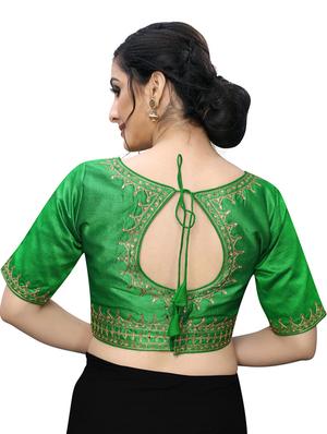 self design embroidered blouse - 17239628 - Standard Image - 3