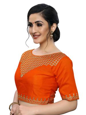 self design embroidered blouse - 17239631 - Standard Image - 2