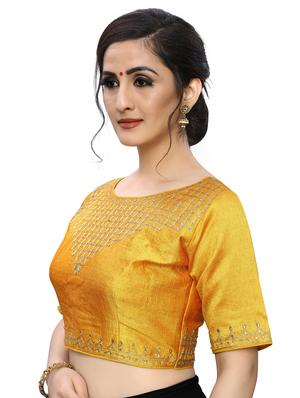 self design embroidered blouse - 17239635 - Standard Image - 2