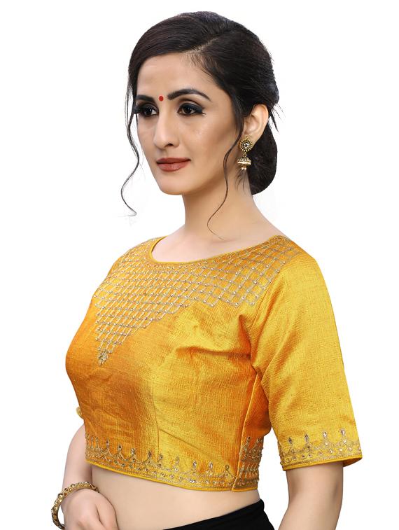 self design embroidered blouse - 17239635 - Zoom Image - 2
