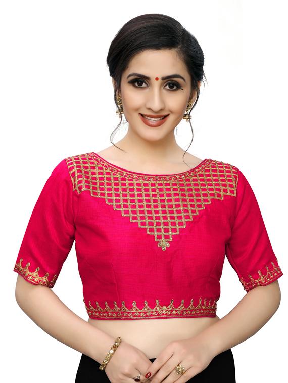 self design embroidered blouse - 17239645 - Zoom Image - 1