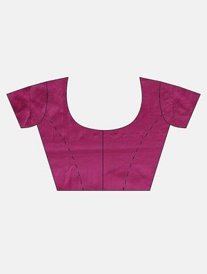 self design banarasi saree with blouse - 17239912 - Standard Image - 3