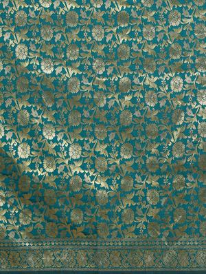 self design banarasi saree with blouse - 17239931 - Standard Image - 5