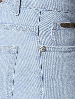 light blue patched denim jeans - 17240422 - Standard Image - 5