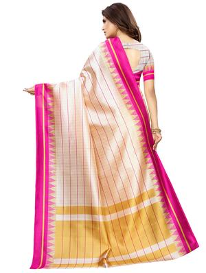 set of 2 pcs saree with blouse - 17240518 - Standard Image - 3
