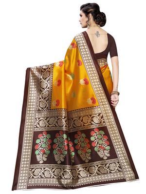set of 2 pcs saree with blouse - 17240524 - Standard Image - 3
