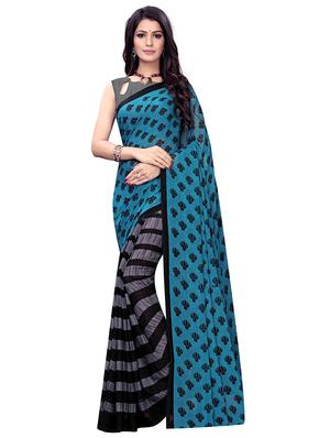 set of 2 pcs saree with blouse - 17240540 - Standard Image - 2
