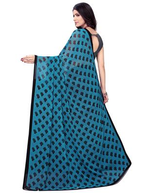 set of 2 pcs saree with blouse - 17240540 - Standard Image - 3